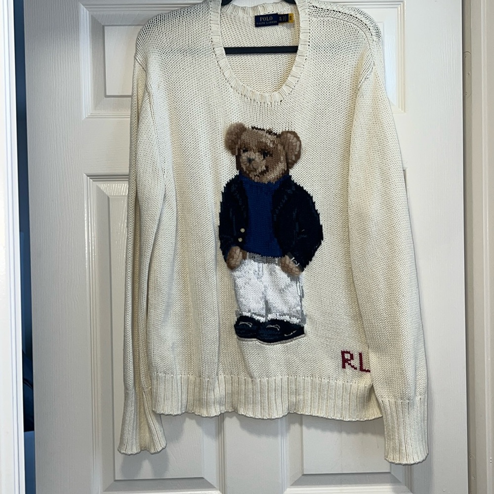 Ralph Lauren Teddy bear sweater
